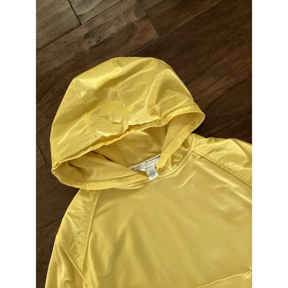 Athleta Girl x Simone Biles Yellow Hoodie warm up midi sweatshirt youth Size L12 - Picture 4 of 11